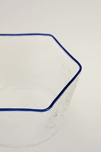 HEXAGONAL BOROSILICATE GLASS BOWL