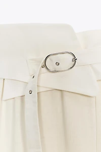 BELTED PANTS