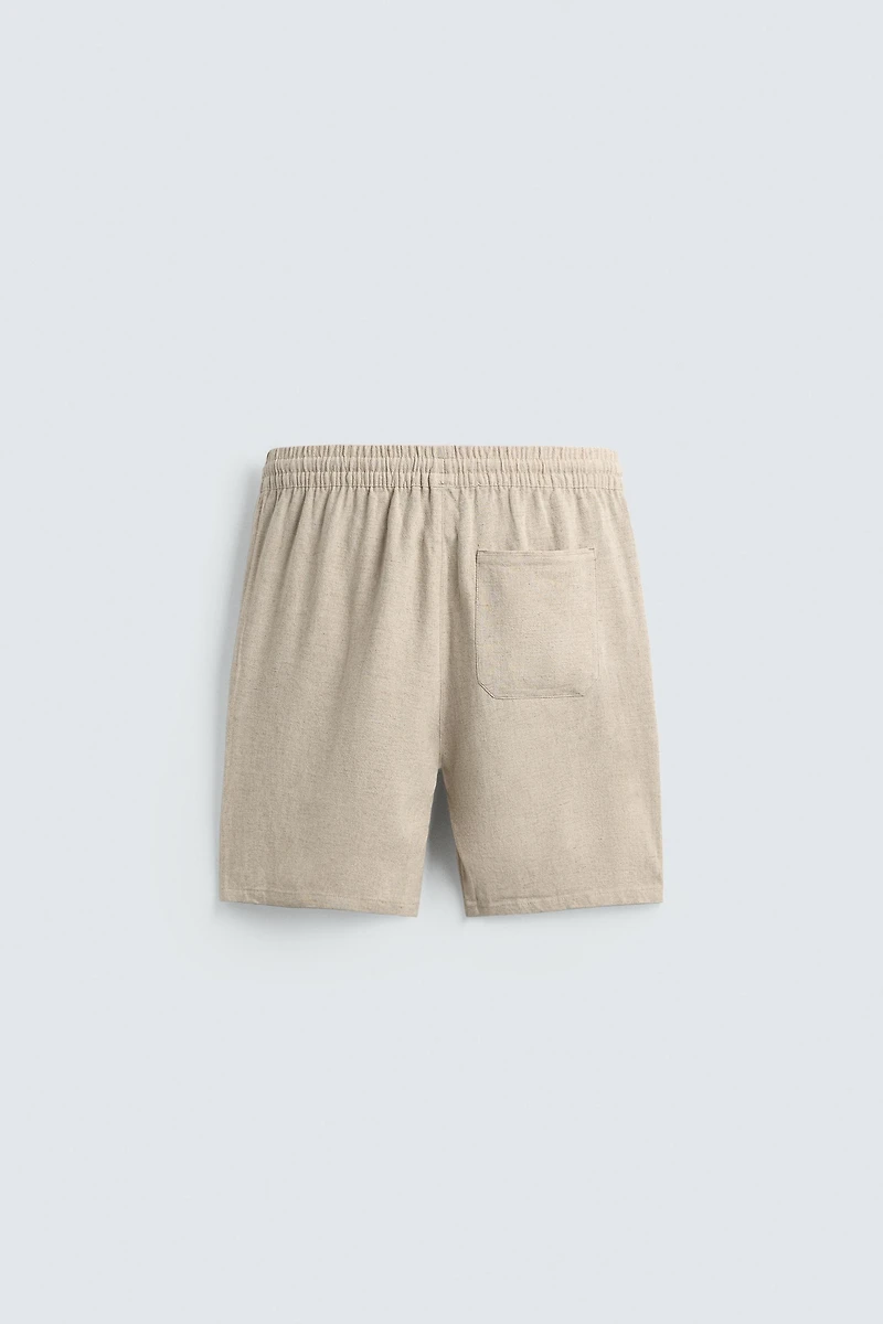 SHORT RELAXED FIT VISCOSE - LIN