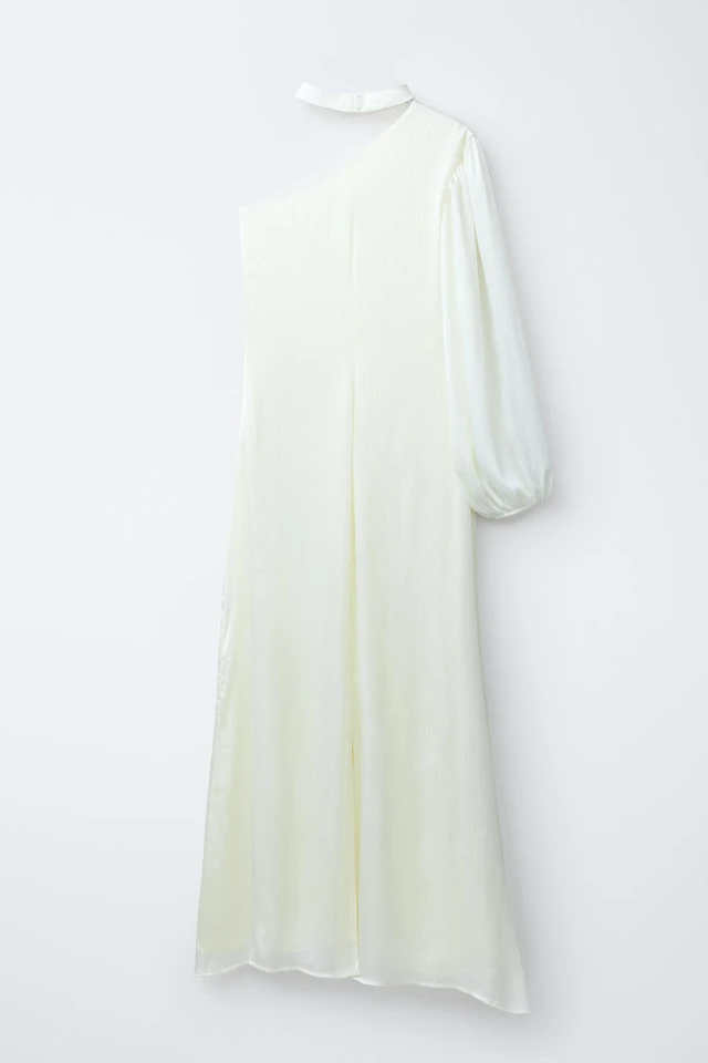 Zara ASYMMETRIC SATIN EFFECT MAXI DRESS at Mall of America in Bloomington, MN Zara ASYMMETRIC SATIN EFFECT MAXI DRESS at Mall of America in Bloomington, MN