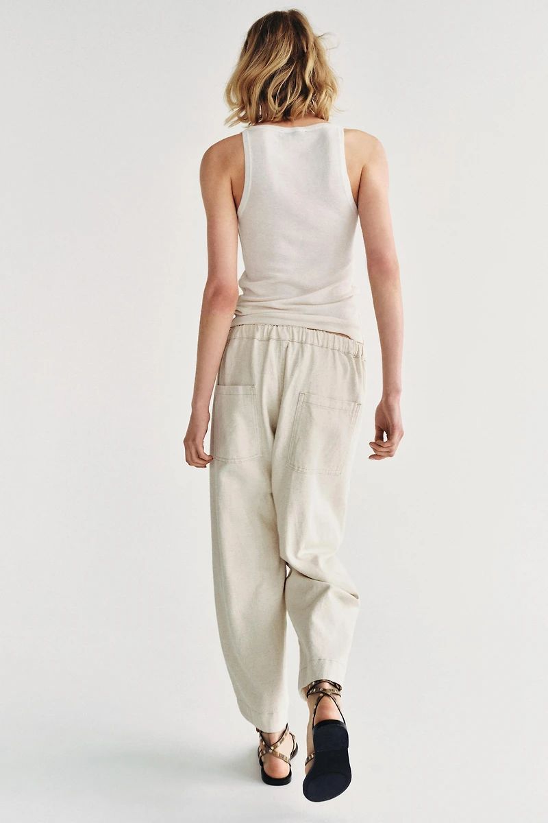 ZW COLLECTION BARREL PANTS