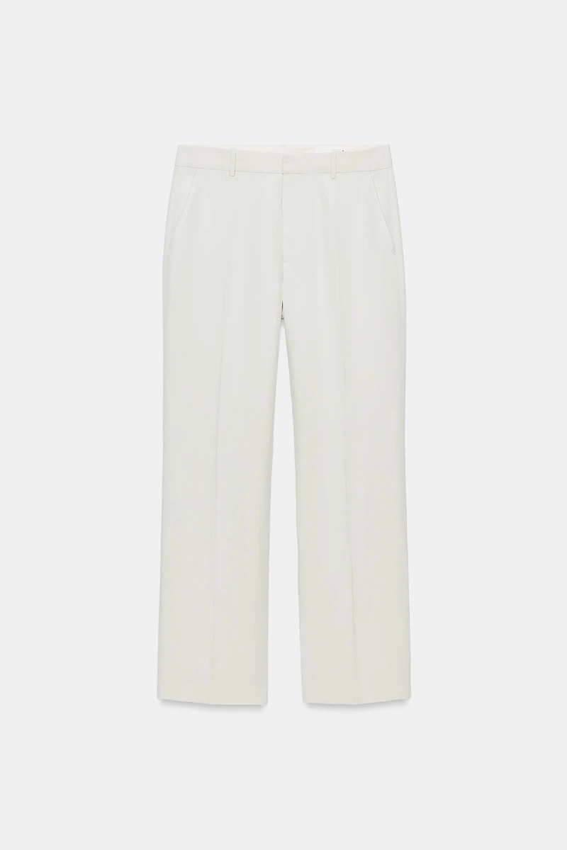 ZW COLLECTION LINEN BLEND PANTS