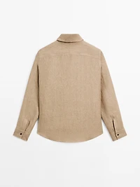 Chemisier chambray 100 % lin