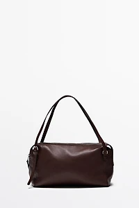 Medium nappa leather satchel bag