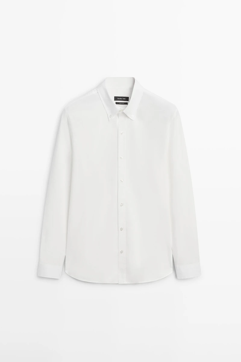 Regular fit 100% cotton shirt