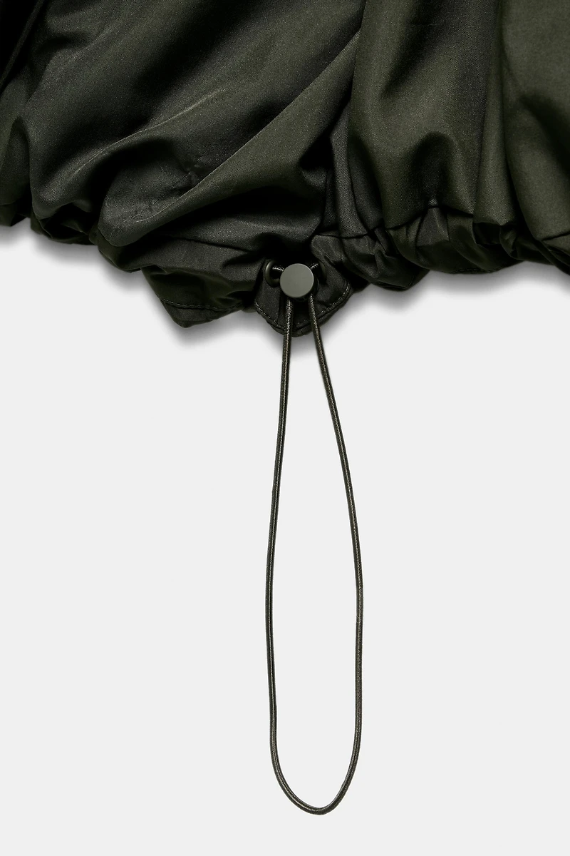 SHORT WATER REPELLENT WINDPROOF HOODIE ANORAK