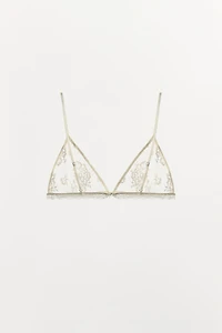LACE TRIANGLE BRA