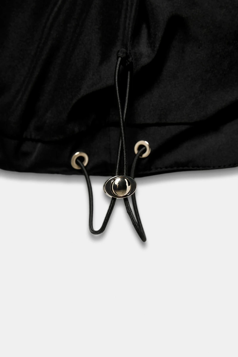 SHORT WATER REPELLENT WINDPROOF HOODIE ANORAK