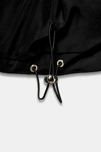 SHORT WATER REPELLENT WINDPROOF HOODIE ANORAK