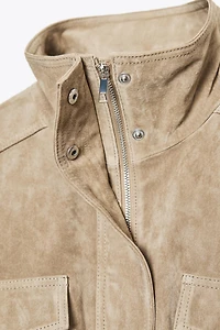 SUEDE LEATHER JACKET