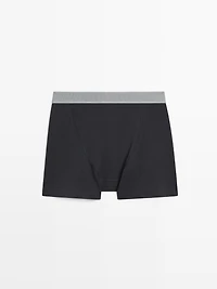 Boxers with logo waistband