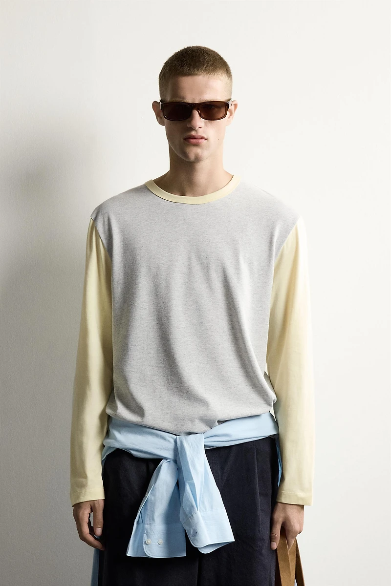 COLORBLOCK RELAXED FIT T-SHIRT