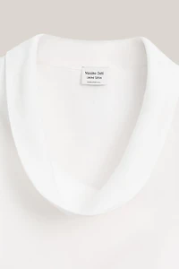 100% linen asymmetric top with cowl neck - LIMITED EDITION