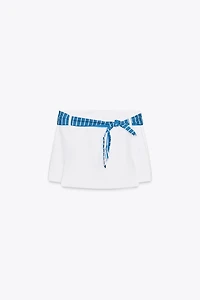 FALDA PANTALÓN FOULARD RAYURES
