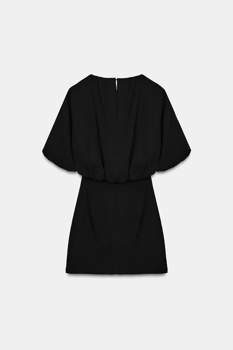 SHORT PUFF SLEEVE DRESS