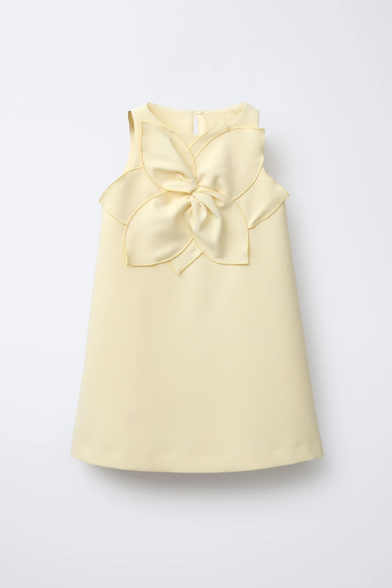 FLOWER APPLIQUÉ DRESS