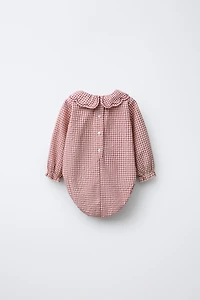GINGHAM ROMPER