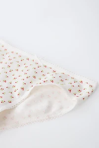 6-14 YEARS / SIX-PACK OF STRIPED AND CHERRY UNDERWEAR