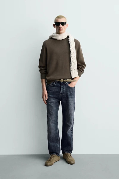 PULL REGULAR FIT EN COTON