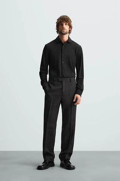TEXTURED STRETCH SHIRT