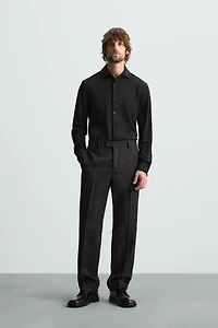 TEXTURED STRETCH SHIRT