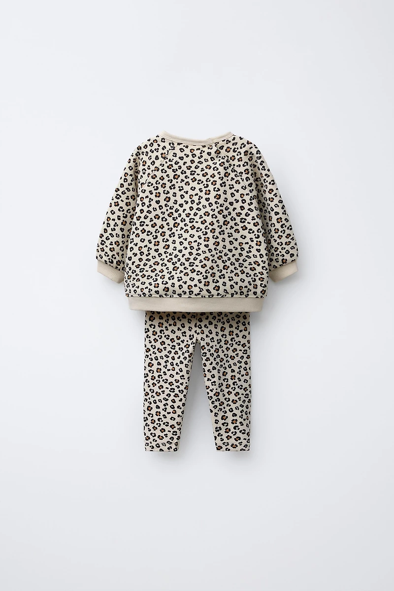 ENSEMBLE SWEAT ET LEGGING ANIMAL PRINT