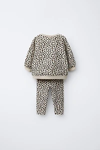 ENSEMBLE SWEAT ET LEGGING ANIMAL PRINT