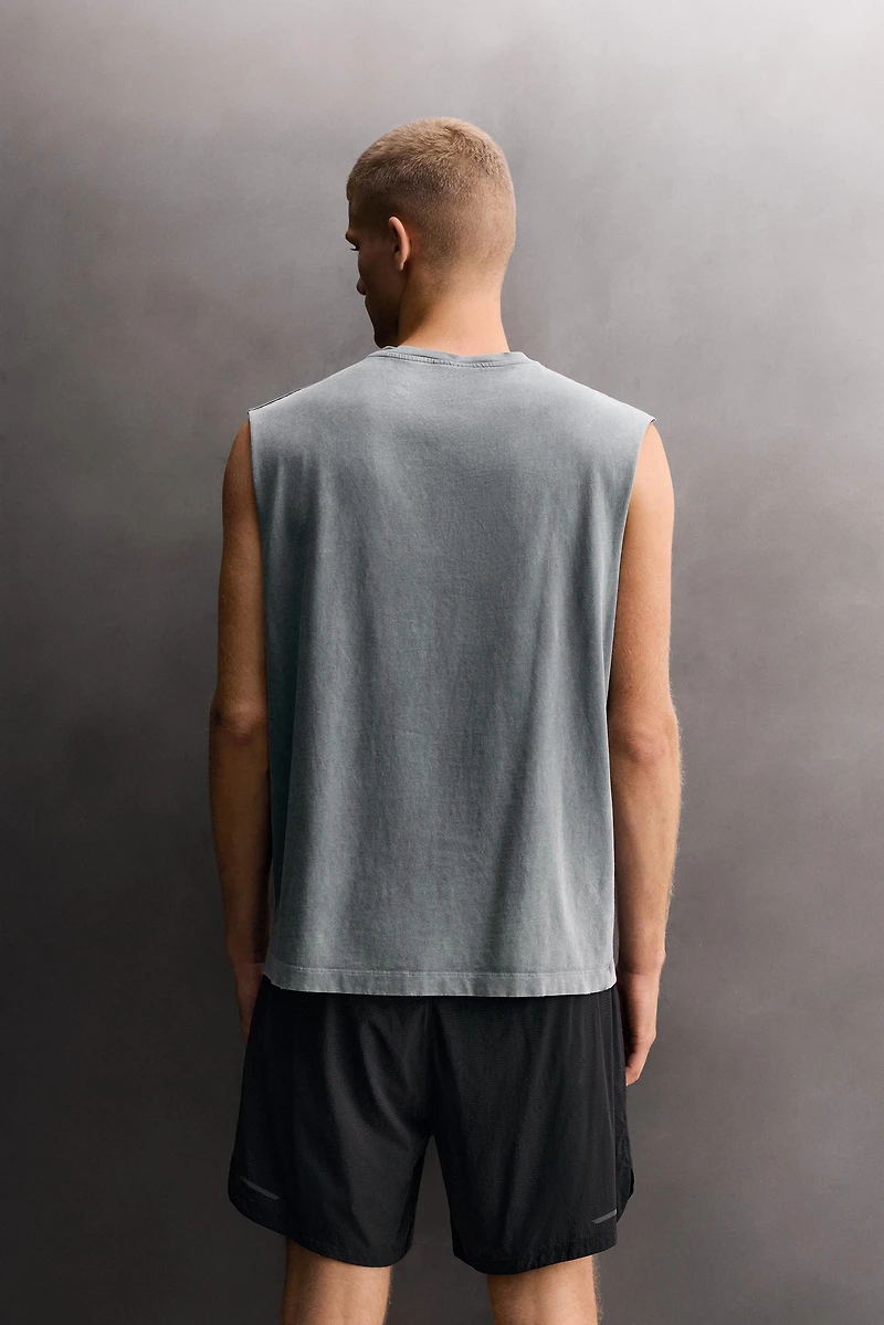 COTTON RUNNING TANK TOP