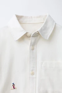 SOFT-TOUCH EMBROIDERED SKIERS SHIRT