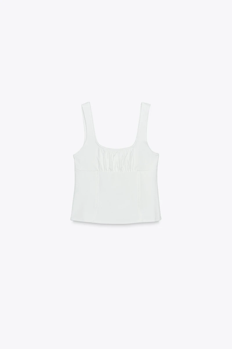 PICOT TRIM TOP
