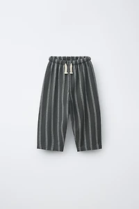 STRIPED RELAXED PANTS