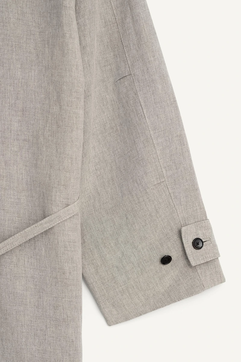 PARKA RELAXED FIT VISCOSE - LIN