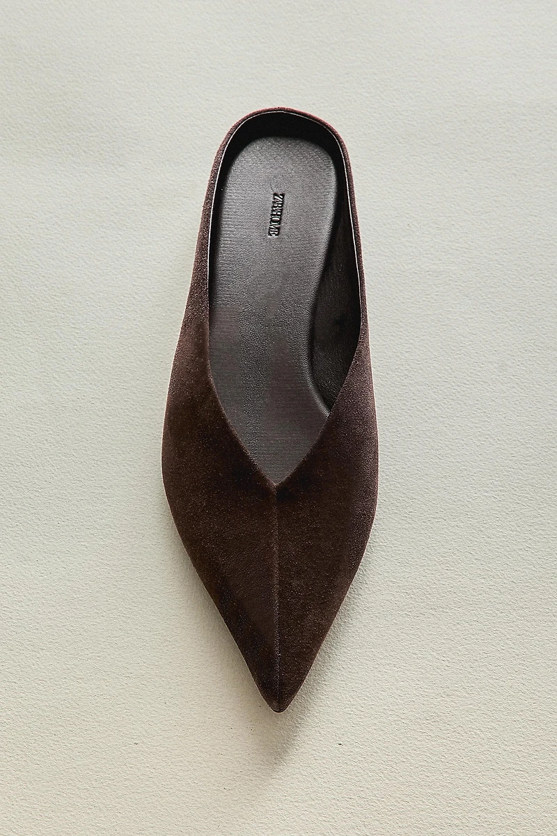 MULES BOUT CUIR