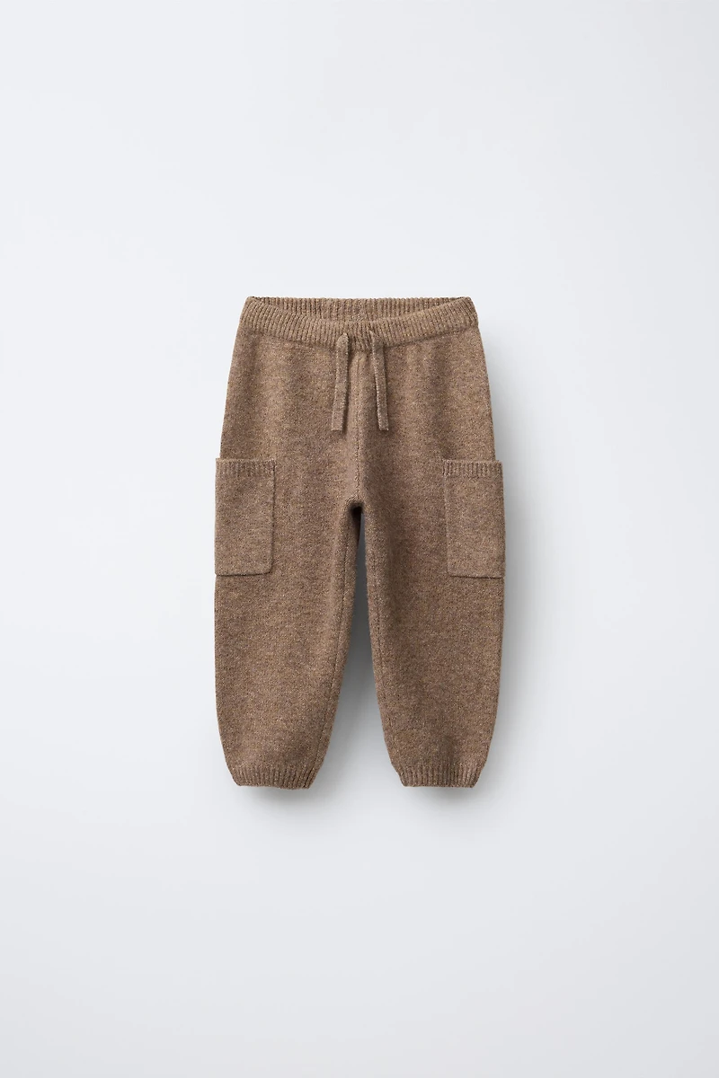 PANTALON DE JOGGING EN MAILLE