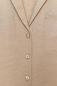 FLOWY SHORT SLEEVE SHIRT