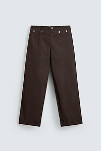 RELAXED FIT OVERALL POCKET PANTS