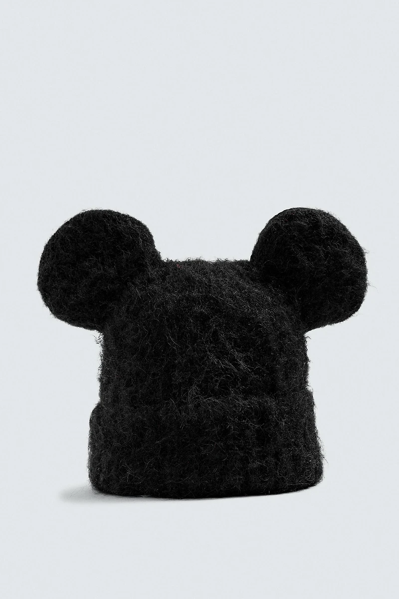MICKEY MOUSE EAR KNIT BEANIE HARRY LAMBERT FOR ZARA X DISNEY