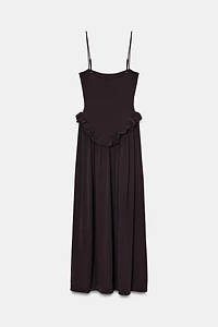 PEPLUM VOLUME DRESS