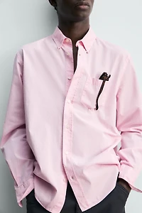 REGULAR FIT COTTON TWILL SHIRT