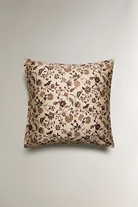 TAIE D’OREILLER SATIN IMPRIMÉ FLEUR