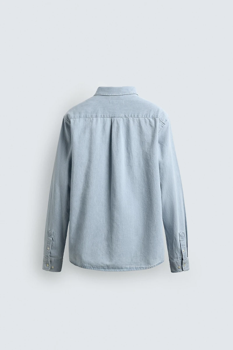 WASHED DENIM SHIRT