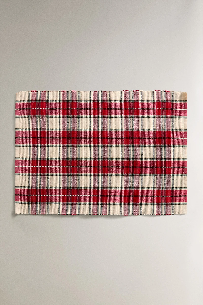 CHRISTMAS TARTAN PLACEMAT (SET OF 2)
