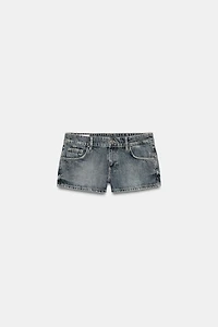 TRF STAR STUD MINI DENIM SHORTS