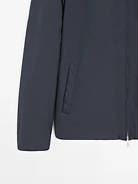 Veste matelassée déperlante à col montant