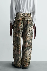 PANTALON CARGO BARREL FIT PAISLEY