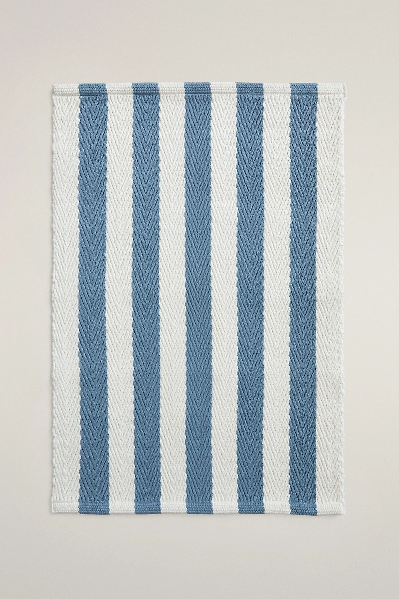 TAPIS DE BAIN À RAYURES
