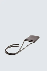 LEATHER CROSSBODY BAG