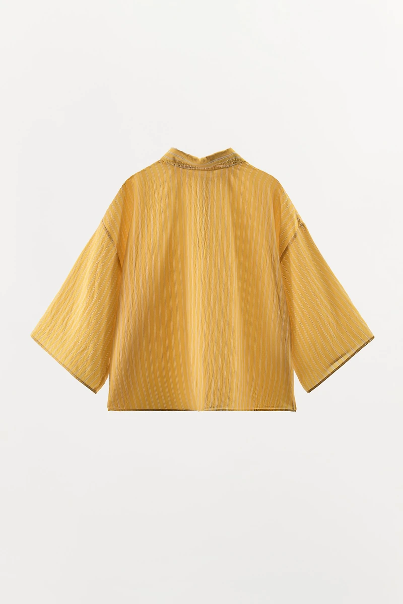 STRIPED PRINT SHIRT