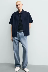 RELAXED FIT FLOWY SHIRT