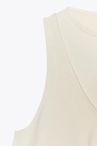 CONTRAST SHORT DRESS